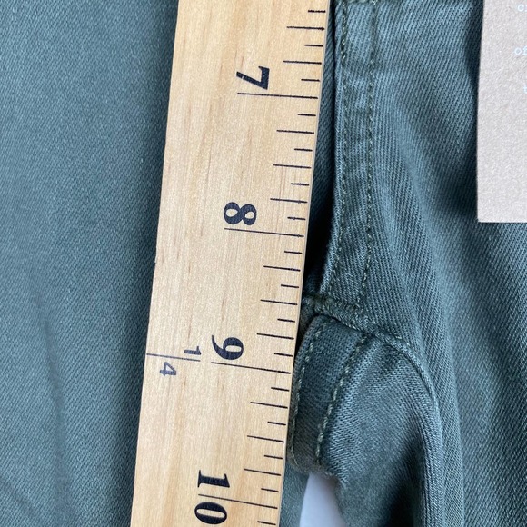 NWT Madewell Women's Size 23 Green 9'' High Rise Skinny Button Closure Jeans - Picture 6 of 15